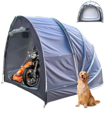 Storage Sheds Hanging 2 in 1 Bike Storage Shed for Patio Furniture, Bicycle, Motorcycle Tool Shed Outdoor Storage Bike Storage,Black
