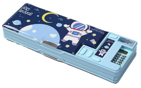 Porte-crayons – Sac de rangement pour stylos de dessin animé, pochette à crayons debout pour utilisation en classe et à l'étude, trousse de papeterie à fermeture éclair lisse, conteneur léger pour fou
