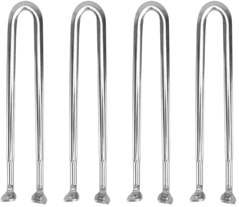 VALICLUD 4 Piezas Asas de Acero Inoxidable para Ollas y Sartenes Mango Ergonómico Resistente Altas Temperaturas para Cocina Doméstica Repuesto Práctico y Duradero