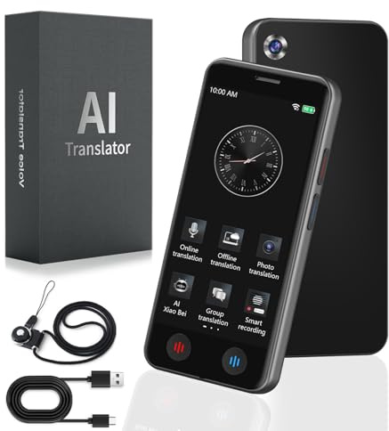LivElect Language Translator Device, 5 inch Instant Translator No WiFi, AI Portable Translator, 139 Languages Two Way Real-Time Voice Translation, WiFi&Offline&Photo Translation for Travel Business