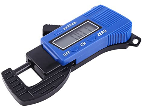 1pc Thickness Gauge 0-12mm Portable Digital Thickness Caliper Gauge Micrometer