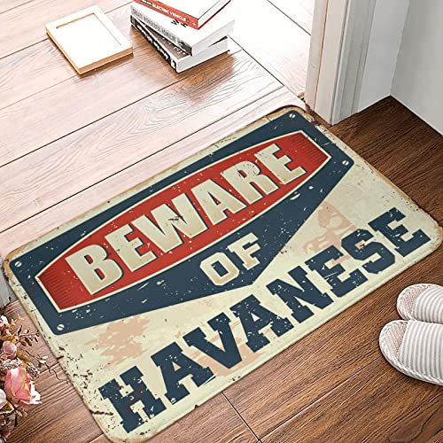 COTECI Tiki Bar pour terrasse extérieure Méfiez-vous des tapis havanais Bar Asserories Home Decor Weird Decor (taille : 65 x 90 cm)