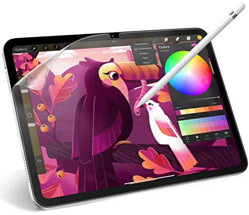 JETech Protector Pantalla de Papel para iPad (A16) 11.ª/10.ª Generación (2025/2022), Antirreflejos, Película de PET Mate para Dibujar