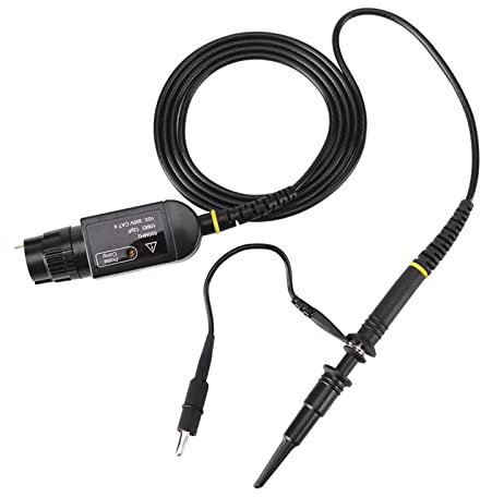 P6500 Sonde, Oszilloskop-Clip-Sonde Schwarz 1 Stück P6500 500 MHz 10X Hochpräzises Oszilloskop Passiver Sondenclip