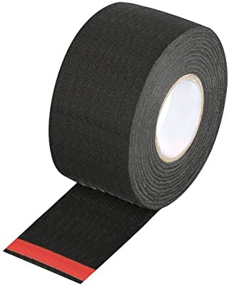 Uposao Ruban De Tissu Automobile Ruban pour Voiture en Tissu Bande Adhésif Isolant Véhicule Ruban De Câblage Noire Bande De Bobinage Acrylique Résistante Aux Hautes Températures,40mmx15m