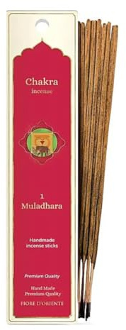 FIORE D'ORIENTE - Incenso in sticks Chakra - 10 Bastoncini (MULADHARA)