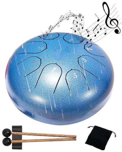 BOWTONG Outdoor Garden Ethereal Drum 6 Tone Bateria Musical Chimes Rain Wind A4D6 Waterproof Tambor