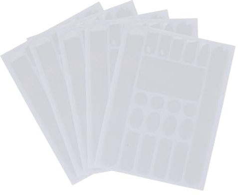 100 Pcs Autocollant Velo, 5 Sets, Protection Cadre Velo Imperméable Anti-Frottement, Film de Protection Contre les Rayures, Autocollants Décalcomanie pour Vélo Montagne Route (Transparent)