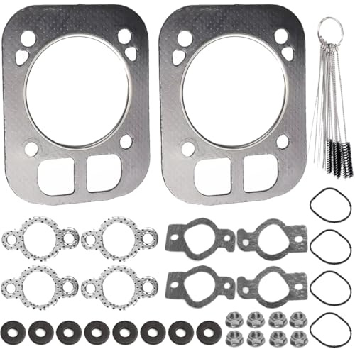 ZAMDOE Kit de Joint de Culasse pour Kohler 24-841-04S, 24 841 03S, 24 041 37-S, 24 041 16, 24 041 32 pour 25 CV CH25 CH26 CH730 CH740 CH750 CV732 CH742 CV25 CV26 CV724 Moteur Kit de Joint de Culasse