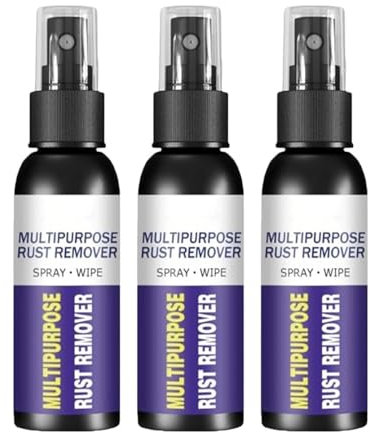 JIAOY Spray antirouille Polyvalent, Spray antirouille pour métal, antitaches de Rouille, Spray antirouille pour Voiture, nettoyant pour Peinture métallique (3PCS)