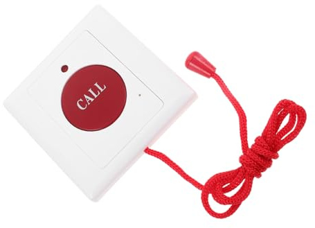 HEMOTON Pulsante Di Chiamata Emergenza Con Cordino Per Disabili Doppio Pulsante Allarme Campanello Chiamata Emergenza Per Viaggi Casa Assicura Aiuto