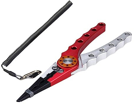 TOYANDONA Alicates Cortadores De Alambre Multifuncionales para Señuelos De Pesca Tijeras De Pesca Cortador De Línea Extractor De Anzuelos con Cordón Antipérdida