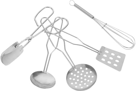 UKCOCO Mini-ustensiles de Cuisine pour Garçon Fille Ensemble de Jouets de Cuisine Factice Accessoires de Jeu de Rôle pour Filles et Garçons