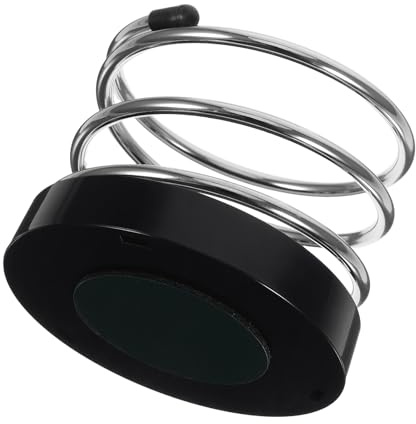 Kichvoe Portavasos Plegable para Coche Resorte, Soporte para Bebidas, Accesorio Negro para Consola del Vehículo, Compatible Automóviles, Camiones y SUV, Portabebidas Práctico para Viaje