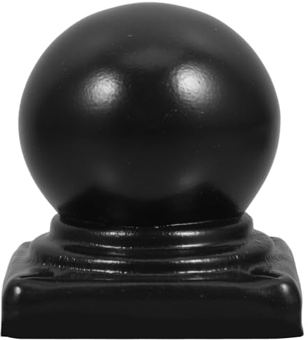 FOMIYES Fence Post Finials Decorative Metal Caps for Railing Protection and Replacement Sturdy Lawn Fence Decorations Suitable for Garden and Outdoor Use