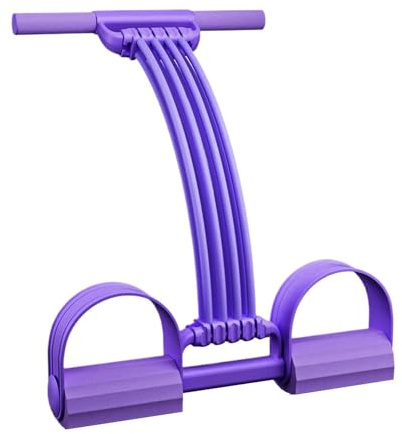 Banda De Resistencia De Pedal Ajustable, Material Elástico, 33x51 Cm, Cuerda De Tensión Multifunción, Banda De Resistencia para Entrenador De Abdominales, Mango Cómodo, para Todo El Cuerpo