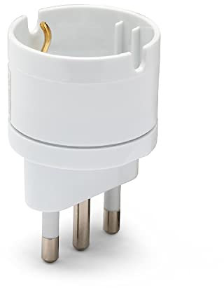 VELAMP ADAPT-IT-16S Adattatore da Schuko a Spina Grande 16A