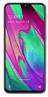 Samsung Galaxy A40 Smartphone (15.0cm (5.9 Zoll) 64GB interner Speicher, 4GB RAM, Dual SIM, coral) - Deutsche Version