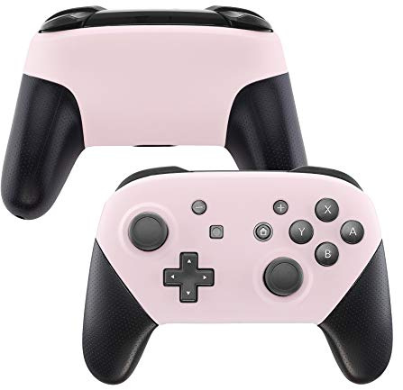 eXtremeRate Cherry Blossoms Pink Faceplate and Backplate for Nintendo Switch Pro Controller, DIY Replacement Shell Housing Case for Nintendo Switch Pro - Controller NOT Included