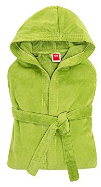 PANA® Velour Unisex Baumwolle Bademantel mit Kapuze • Saunamantel Damen • Herren Bademantel mit Kapuze • Bathrobe Men • Knielang