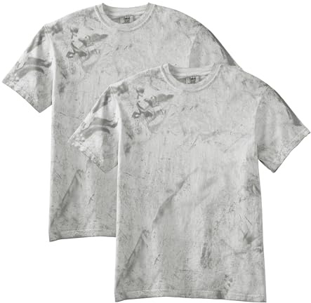 Comfort Colors Camiseta de Manga Corta para Hombre, Estilo 1745, Paquete de 2, Humo, Medium