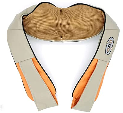 Masajeador de Cuello y Hombros Básico Shiatsu Masajeador Cervical con 3D Rotación y Función de Calor para Relajación de Fatiga en Casa Oficina Coche 903