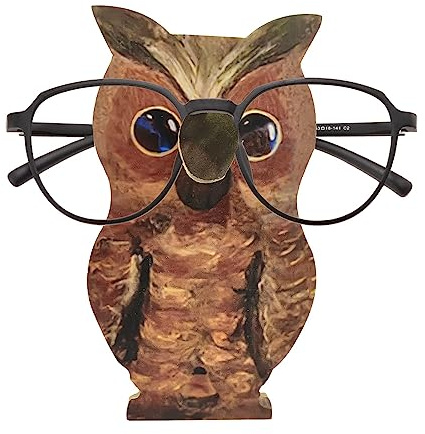 OKUYAN Brillenhalter Ständer Tier Brillenhalter Ständer Eule Form Augenbrillenhalter Ständer Neuheit Sonnenbrillenhalter Dekorativer Ständer für Brillen Home Office Schreibtisch Dekor Zubehör