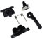 Professional Hair Clipper Accessories Repairing Parts, Adjusting Lever, Latch Plate, Switch Button, Spring Tension, Cam Follower Compatible with Wahl Magic Clip 8148 8591 8504 1919 (Black)