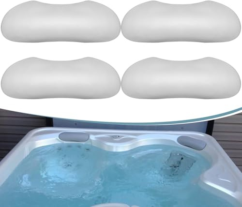 Bonbo 77444 Grey Pillow Replacement for Hot Spring/Hot Spot/Watkins Spas Parts 2015-current, Fit Model Relay, Rhythm, Tempo, SX, TX (4-Pack)