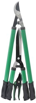 SECURA Gartenscheren Set 3-teilig | Astschere 63cm | Heckenschere 52cm | Rosenschere 20 cm | 3x Gartenschere verschiedene Größen