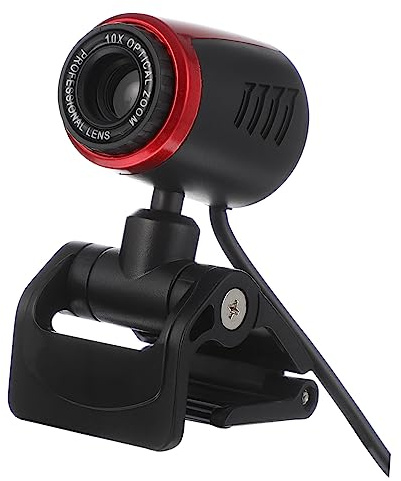 IWOWHERO Webcam USB Alta Definizione Messa a Fuoco Automatica, Corpo in Abs, Risoluzione 640x480 per Corsi Online e Streaming in Diretta