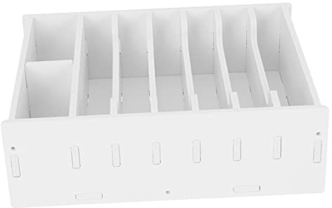 UKCOCO Organizer Da Scrivania Con Scomparti Per Contanti e Ricevute Scatola Porta Monete e Banconote Multiuso Per Ufficio Negozi e Aula