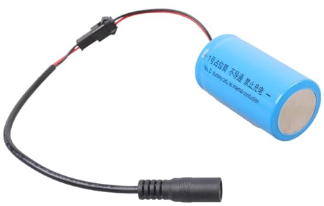 Nichtfunktionaler LR20 D-Zellen-Ersatz-Batterie-Adapter mit 5,5 x 2,1 mm Buchse für Netzadapter, Akku