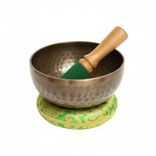 Cuenco Tibetano Dorado – Nota Fa (F) – Chakra del Corazón (Anahata) (Dorado Oscur)