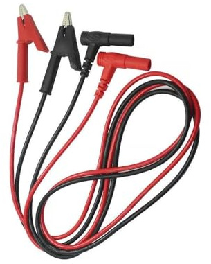 Aofan Multimeter Test Leads Banana Plug to Alligator Clip 0.8M 4mm 15A1000V Heavy Duty Multimeter Test Cable 2 Pcs