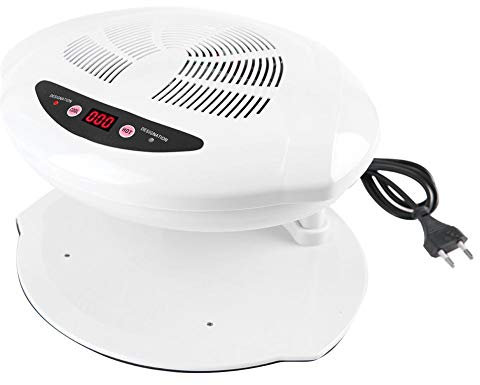 Secador Aire Uñas Esmalte Normal, 400W Secador de Uñas de Aire Frío y Caliente Profesional con Sensor para Curado de Uñas y Uñas de Los Pies(Blanco)