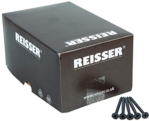 Schnellbauschrauben – Schwarz 3,5 x 25 mm (1000) | Schrauben selbstschneidende Befestigungen / Hardware, 1000 Stück – DWSB35025-8