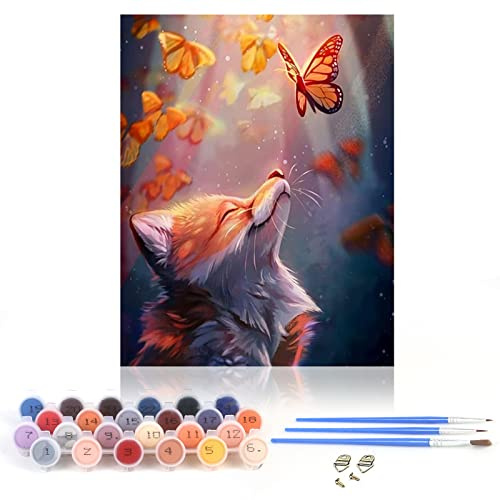 Nvseaty Peinture Numero Adulte Enfant, Tableau d'Art Cadeau Fille 6 7 8 9 10 Ans Peinture Par Numero Enfant Tableau a Peindre Avec Numero Paint By Number Numéro Dart Cadeau Anniversaire Fille De Noel