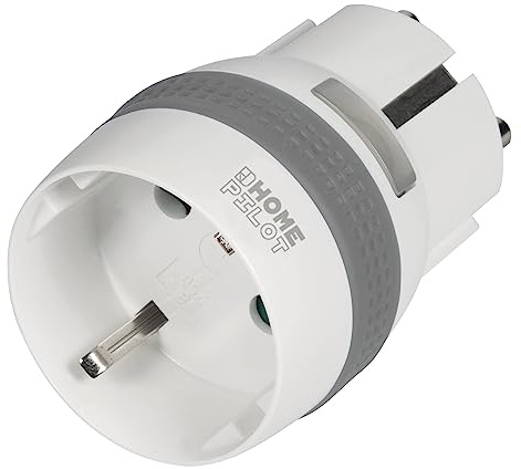 HOMEPILOT - Smart Plug | Presa intelligente, trasforma ogni presa in una presa smart-home | Adatto per dispositivi elettrici fino a 1800W | Controllabile tramite app e telecomando