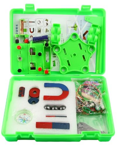 POFET Kit de aprendizaje de circuito, experiencias de laboratorio de circuitos eléctricos básicos, Proyecto de aprendizaje de circuito para principiantes para series de enseñanza y circuitos paralelos