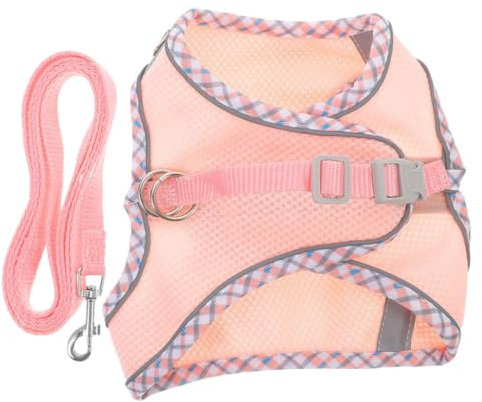 VILLFUL 1satz Hundegeschirr Mit Reflektierender Leine Verstellbares Komfortables Laufgeschirr Für Hunde Für Und Outdoor-aktivitäten