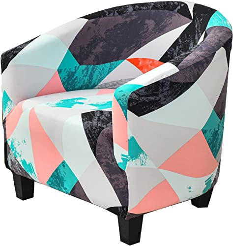 SDNAM Sesselschoner Sesselhusse Sesselbezug Sesselüberwürfe Sofabezug Jacquard Elastisch Stretch Husse Sofa Abdeckung für Cafe Raum Clubsessel Loungesessel Cocktailsessel(#21,1PC)