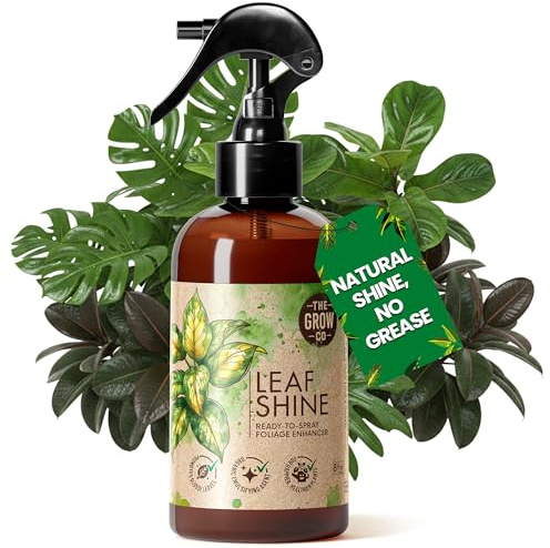 Leaf Shine Spray for Indoor Plants, Restores Glossy, Vibrant Foliage, 8oz