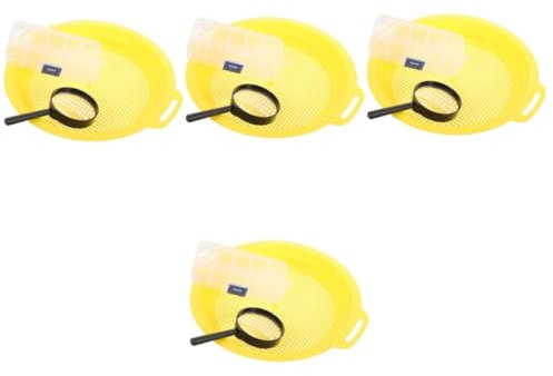 Toddmomy 4sets Gold Panning Kit Adults Gold Prospecting Equipment Sifter Sieve Pan