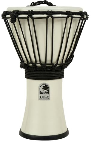 Toca Djembe Freestyle Colorsound Blanco Metálico TFCDJ-7MW