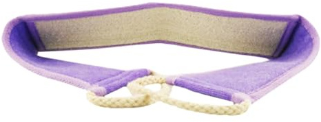 TOVINANNA Toalla de Ducha Exfoliante de Lufa Cuerda de Nylon, Depurador de Baño para Masaje Relajante y Alivio de Fatiga, Diseño Elegante y Práctico para Cuidado Corporal
