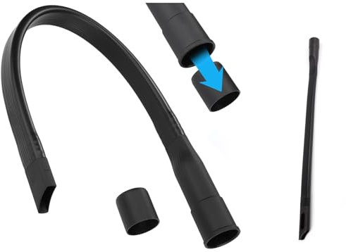 NONEOYNO 2PCS Extra Long Flexible Crevice Tool, Universal Henry Hoover Crevice Tool and Shark Hoover Attachments Compatible, 35/32mm Connection for Vax Hoover Attachments