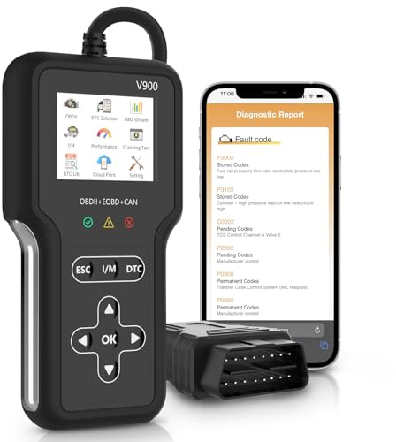 D-Lumina 2025 Nuovo OBD2 Auto Diagnosia,Diagnosi Auto Professionale in Italiano,Scanner OBD2 per Auto Lettore di Motore OBDII Strumento per Lettura,Grande Capacità 40.000 DTC, Supporta 11 Lingue