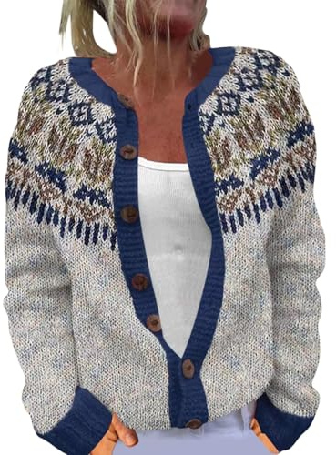 Longline Cardigan Ladies Black,Ladies Cardigans for Women UK Womens Casual Single Plush Art Floral Print Knitted Autumu Winter Jumper Long Sleeve Button Down Lightweight Sweater Jackets
