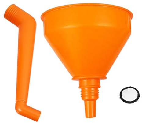 UKCOCO Thickened Oil Bucket Funnel for Engine Oil and Transmission Fluid Plastic Automotive Funnel Flexible Extension Nozzle for Cars Motorcycles